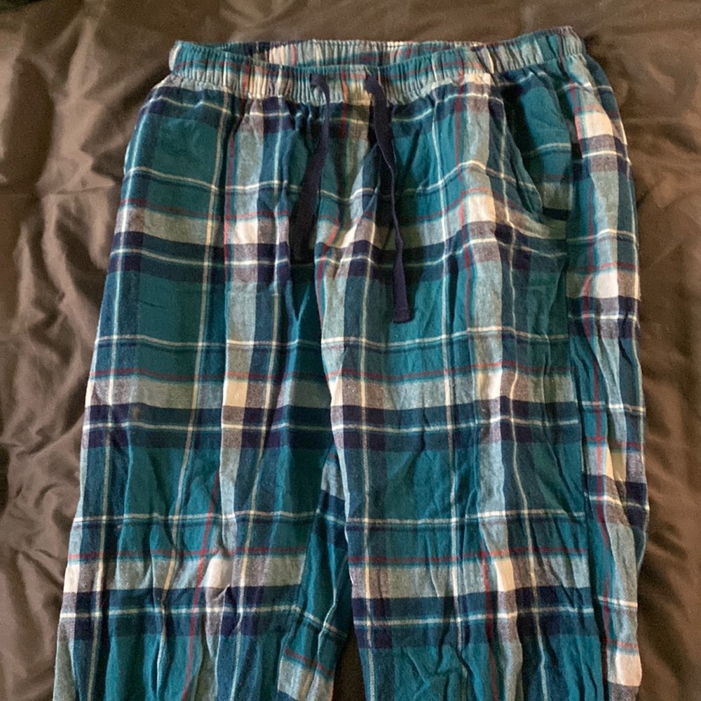 Blue Plaid Pajama Pants